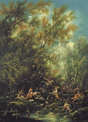 Cristo atendido por los ángeles, c.1725-30